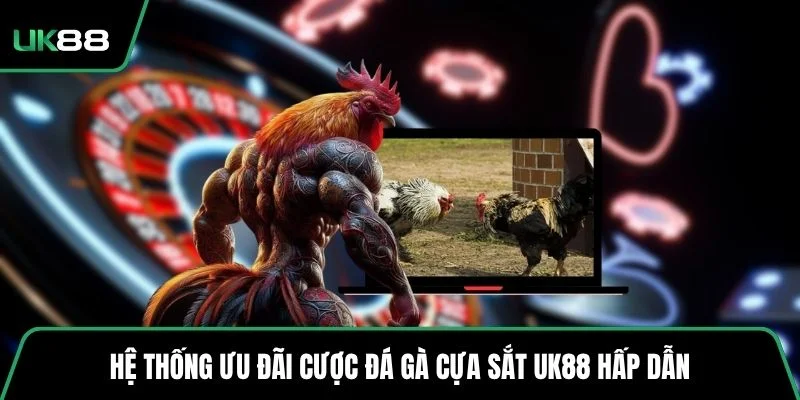 Hệ thống ưu đãi cược đá gà cựa sắt UK88 hấp dẫn