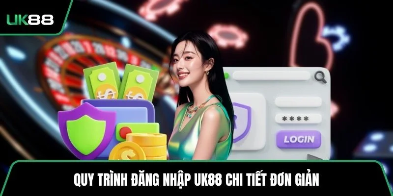 Quy trình đăng nhập UK88 chi tiết đơn giản