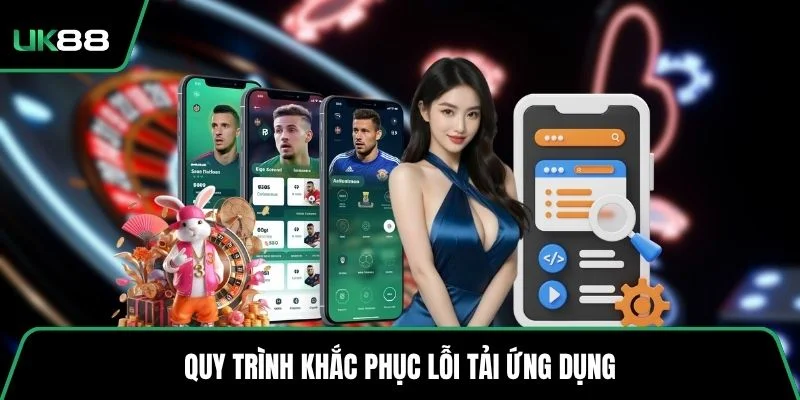 Quy trình khắc phục lỗi tải ứng dụng