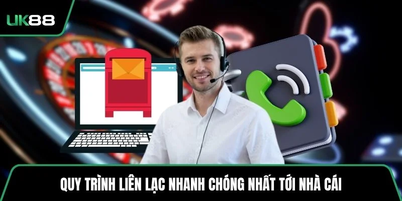 Quy trình liên lạc nhanh chóng nhất tới nhà cái